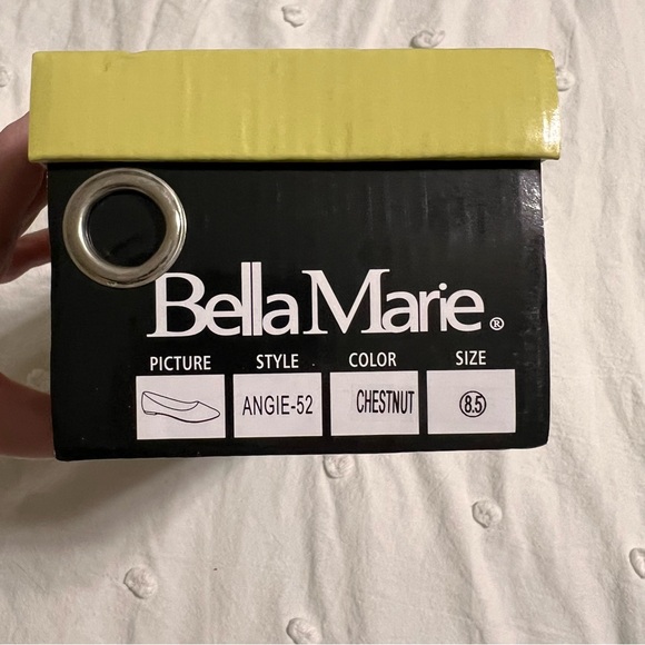 NWT Bella Marie Brown Pointy Toe Ballet Flats 8 1/2 | Never Worn | New in Box - Picture 6 of 13
